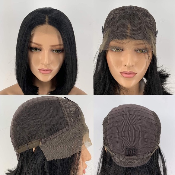 ISLA 14” BLACK STRAIGHT BOB LACE FRONT WIG? *NWT* main image 6
